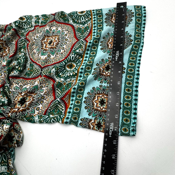 RUSTTYDUSTTY Women's 3XL Long Floral Kimono Robe Swimwear Cover Up Resort Boho - Picture 10 of 11